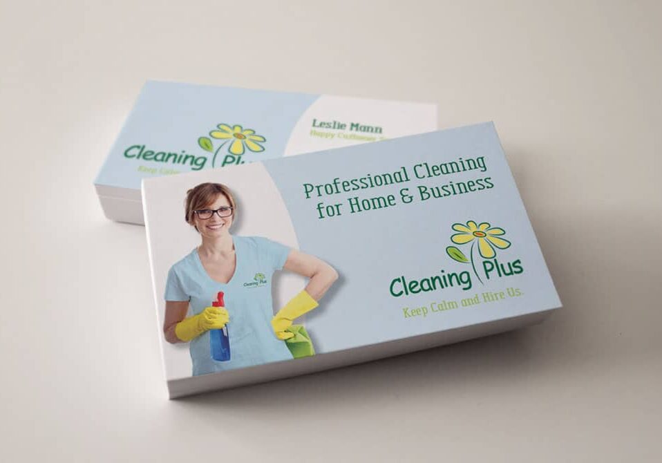 Vales Advertising Cleaning Plus St Louis business card