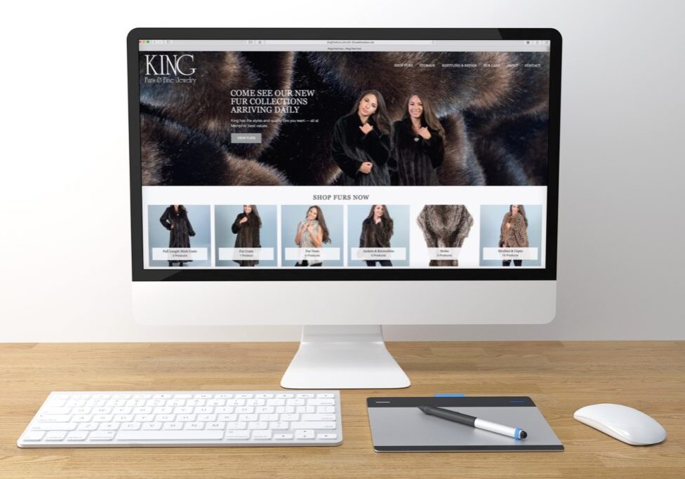Vales Advertising - King Furs website