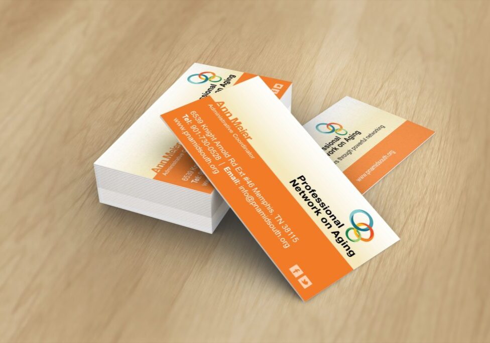 Vales Advertising - Professional Network on Aging business card